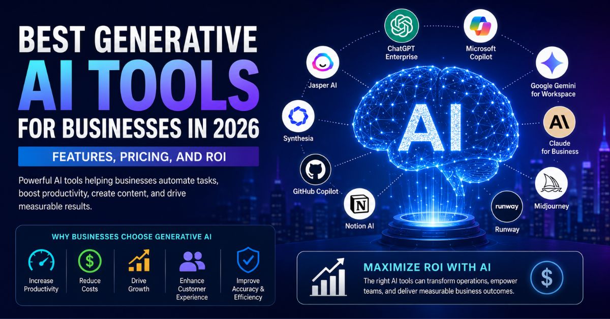 Best Generative AI Tools for Businesses in 2026