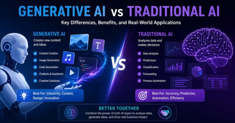 Generative AI vs Traditional AI